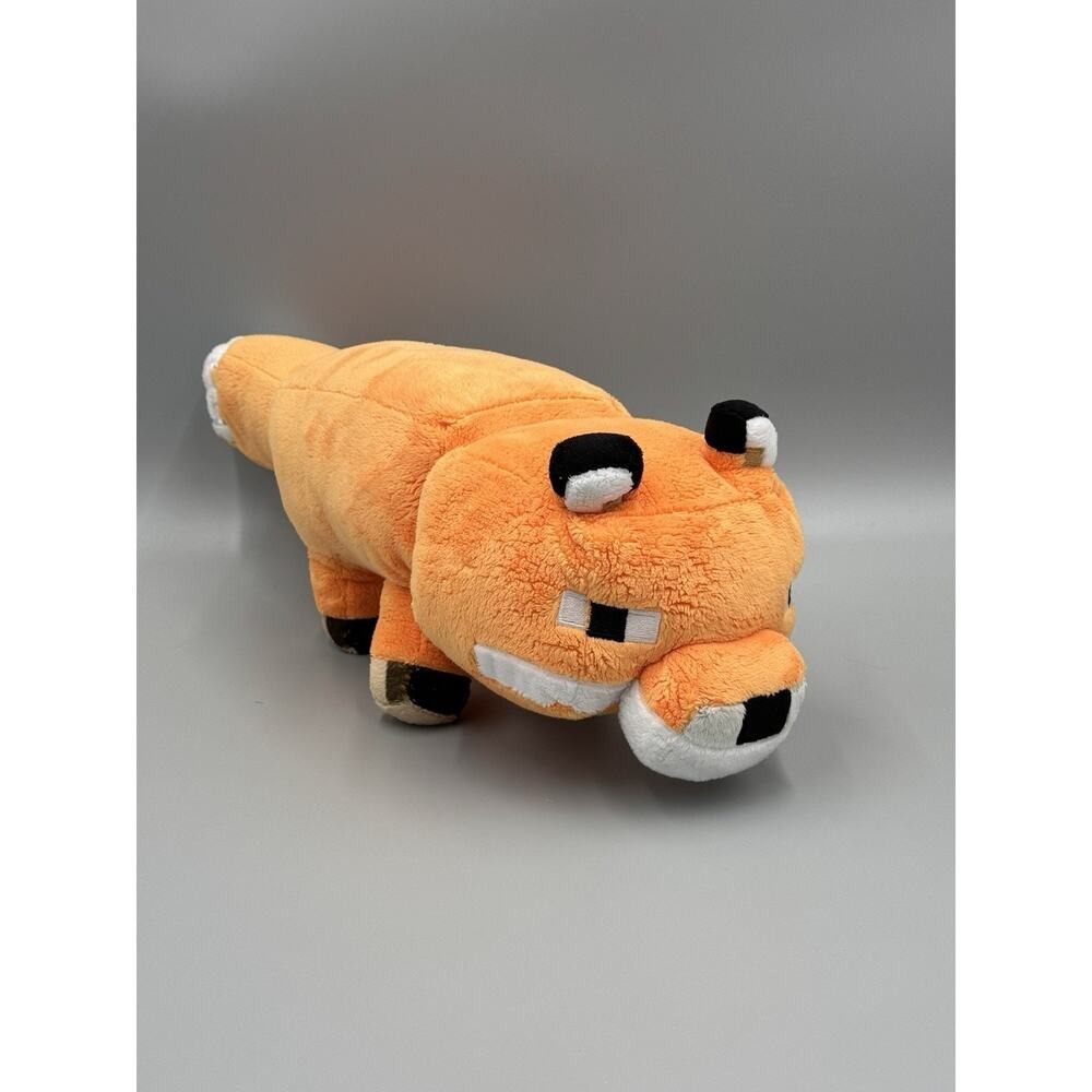 Minecraft Fox Plush JINX Mojang Orange 17" Stuffed Animal Pillow